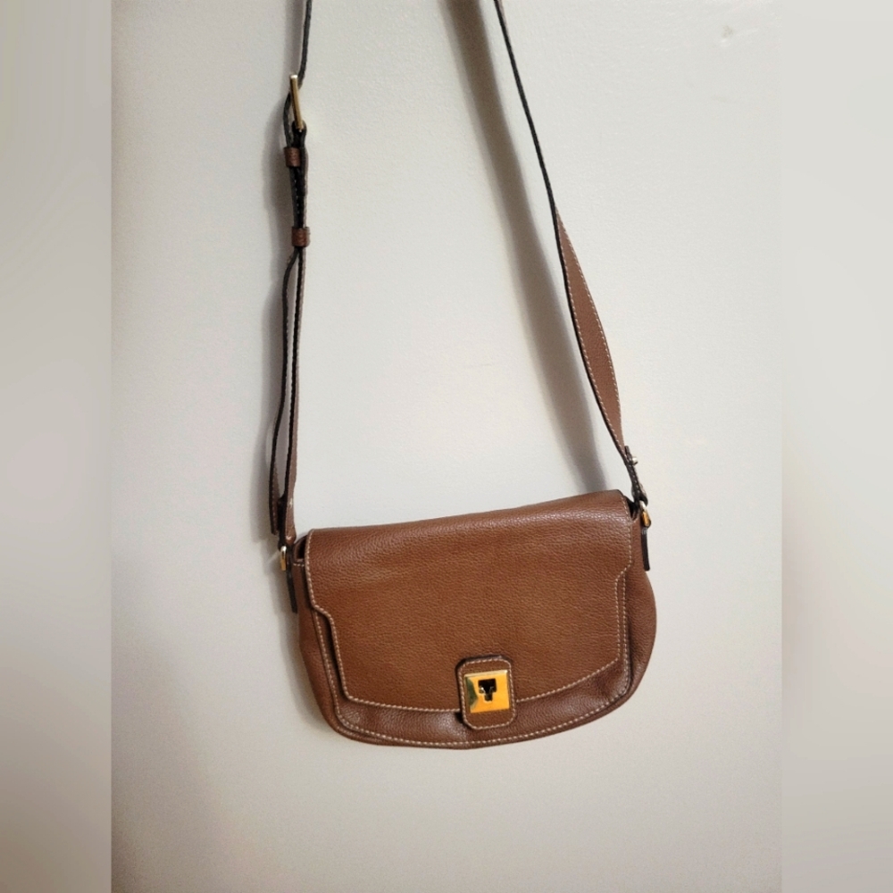 Furla Brown Leather Crossbody Bag